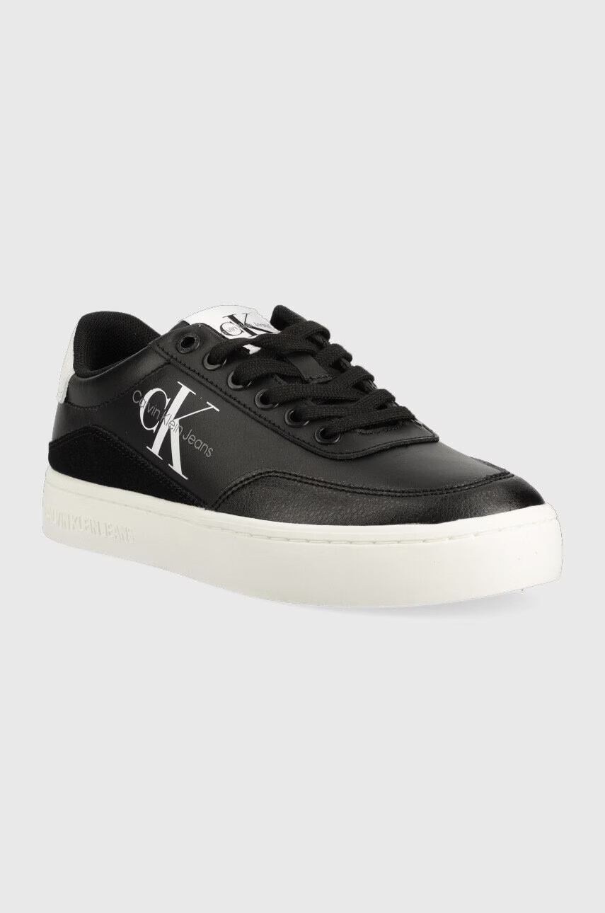 Calvin Klein Jeans Кожени маратонки Classic Cupsole - Pepit.bg