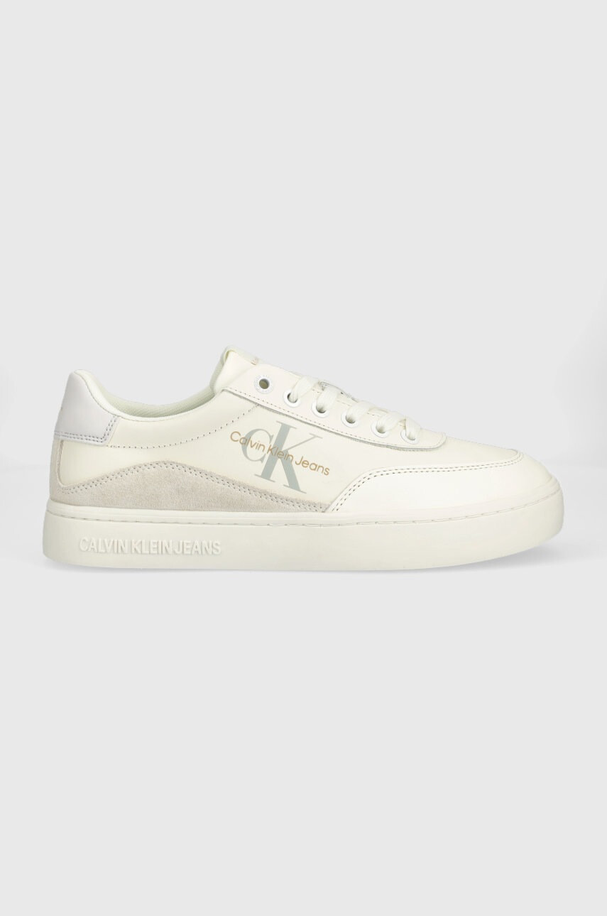 Calvin Klein Jeans Кожени маратонки Classic Cupsole - Pepit.bg