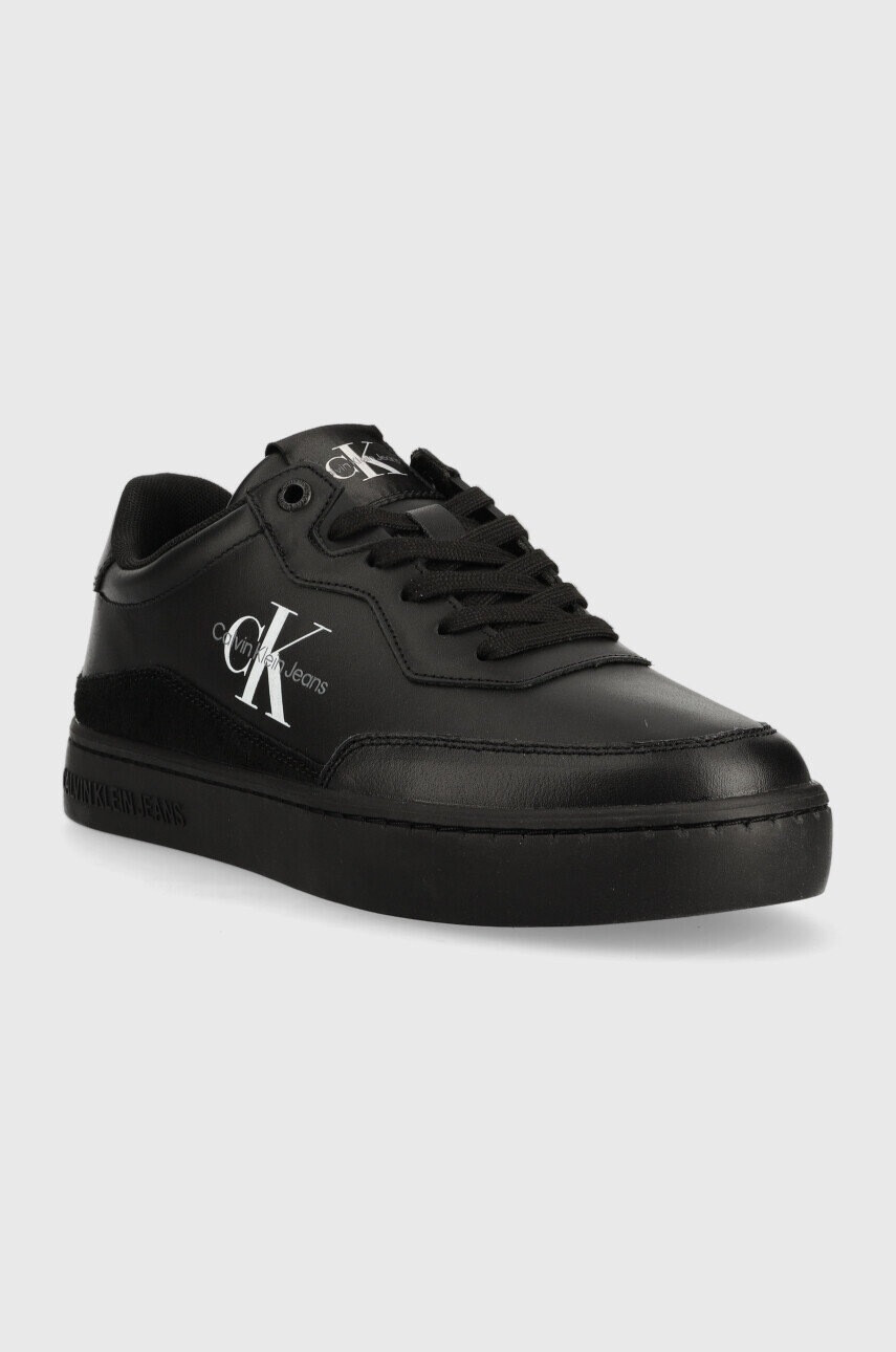 Calvin Klein Jeans Кожени маратонки Classic Cupsole Laceup - Pepit.bg