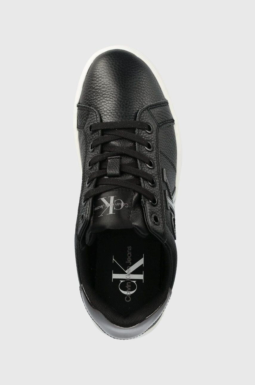 Calvin Klein Jeans Кожени маратонки Classic Cupsole Laceup Low - Pepit.bg