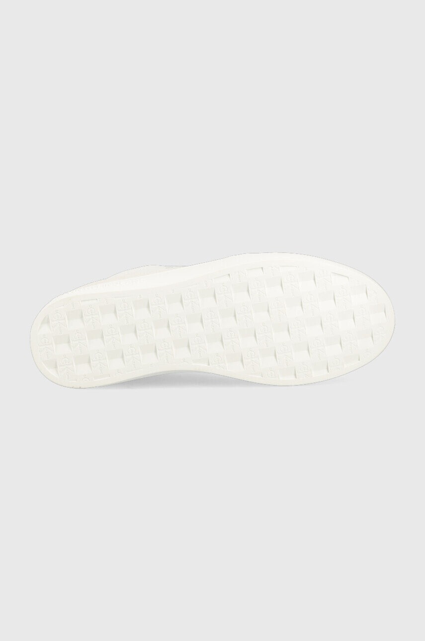 Calvin Klein Jeans Кожени маратонки Classic Cupsole Lth-su Mono в бяло - Pepit.bg