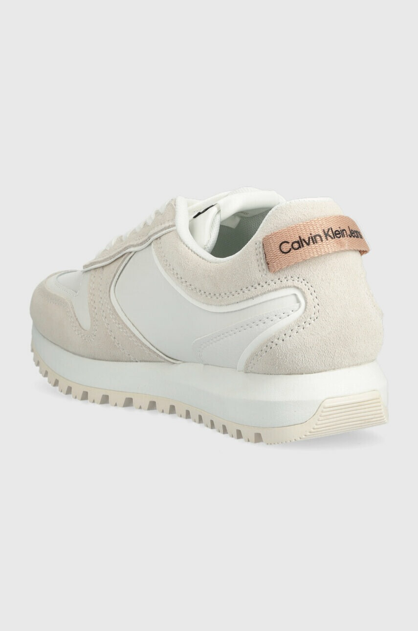 Calvin Klein Jeans Кожени маратонки TOOTHY RUNNER IRREGULAR LINES W - Pepit.bg