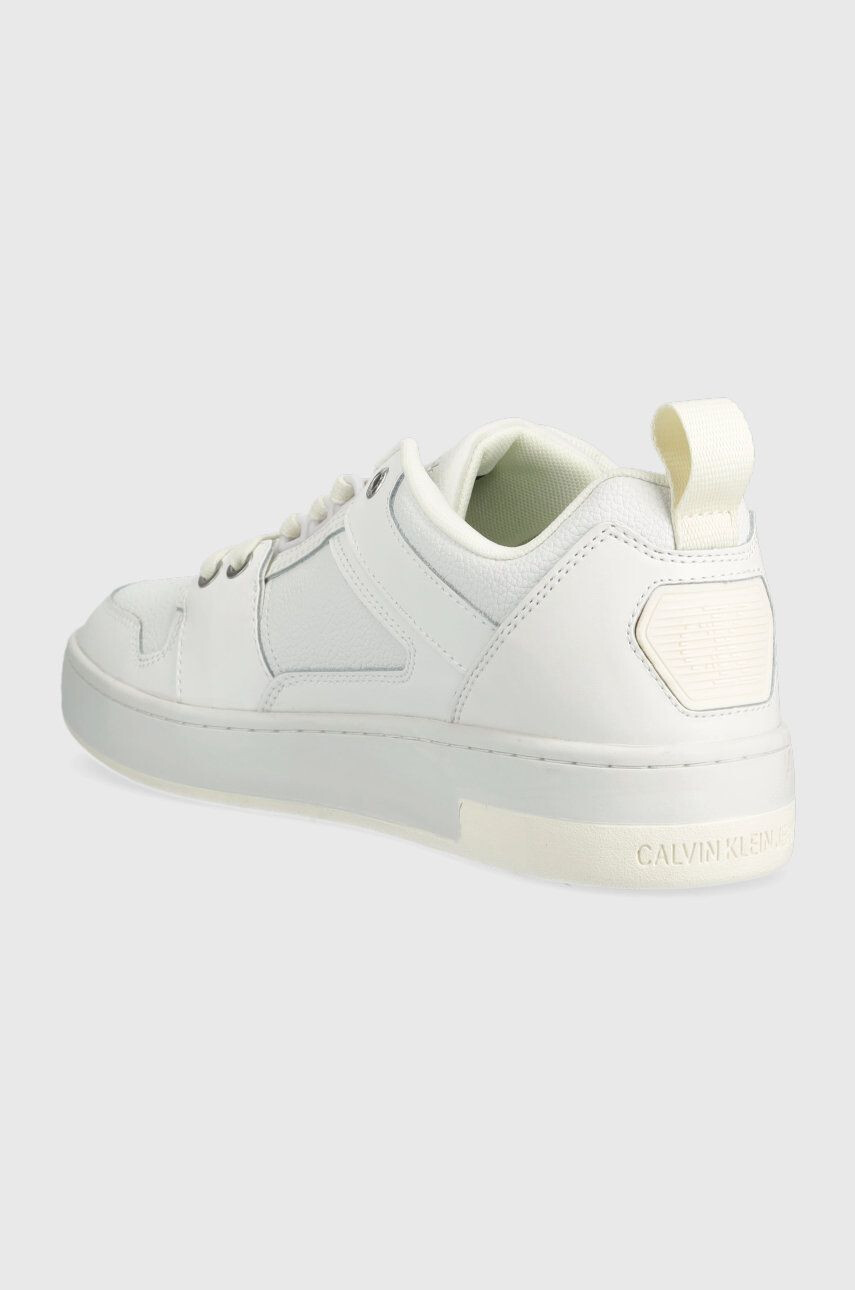 Calvin Klein Jeans Кожени маратонки YM0YM00575 BASKET CUPSOLE R LTH-TPU INSERT в бяло - Pepit.bg