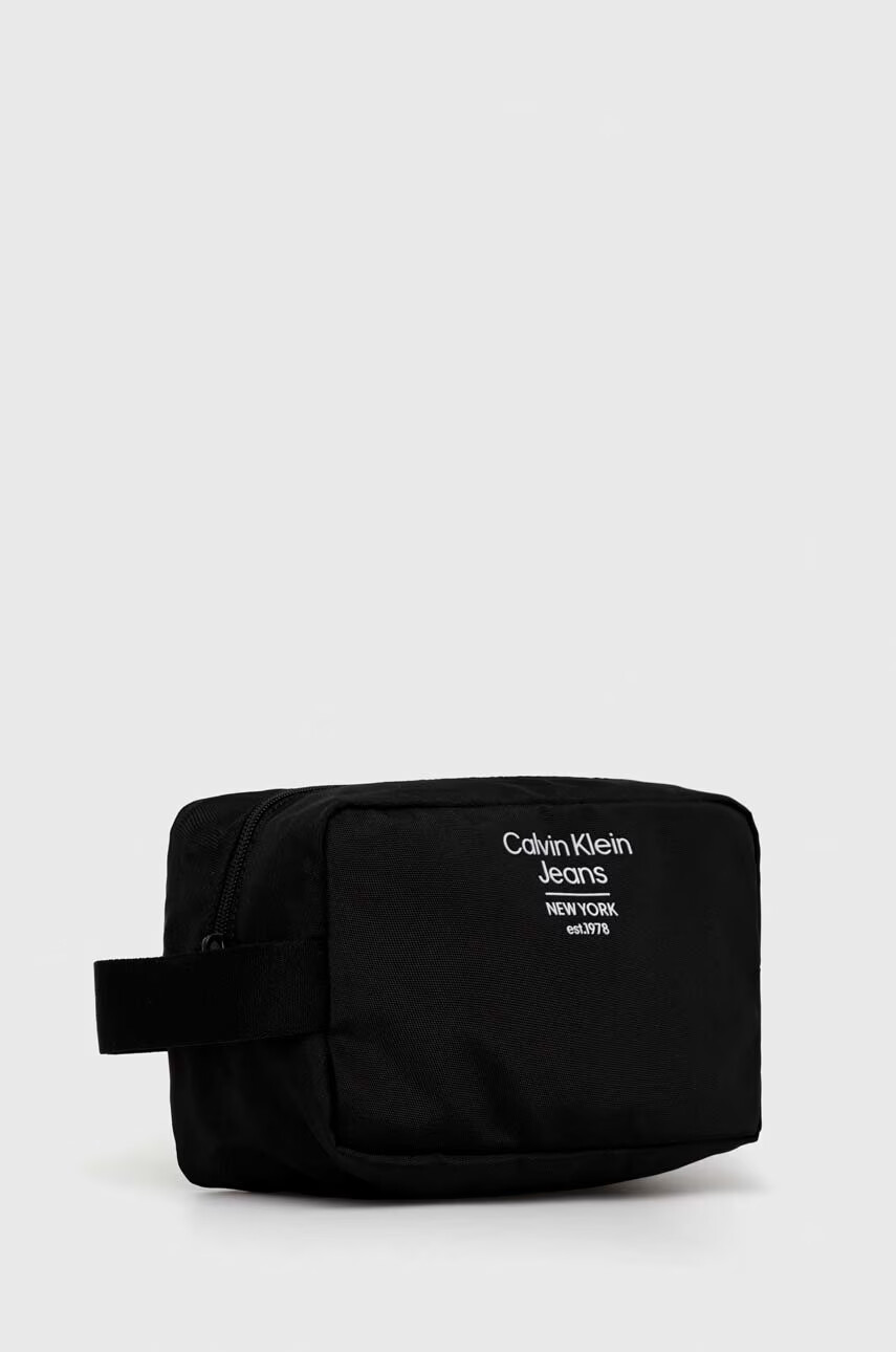 Calvin Klein Jeans Козметична чанта в черно - Pepit.bg