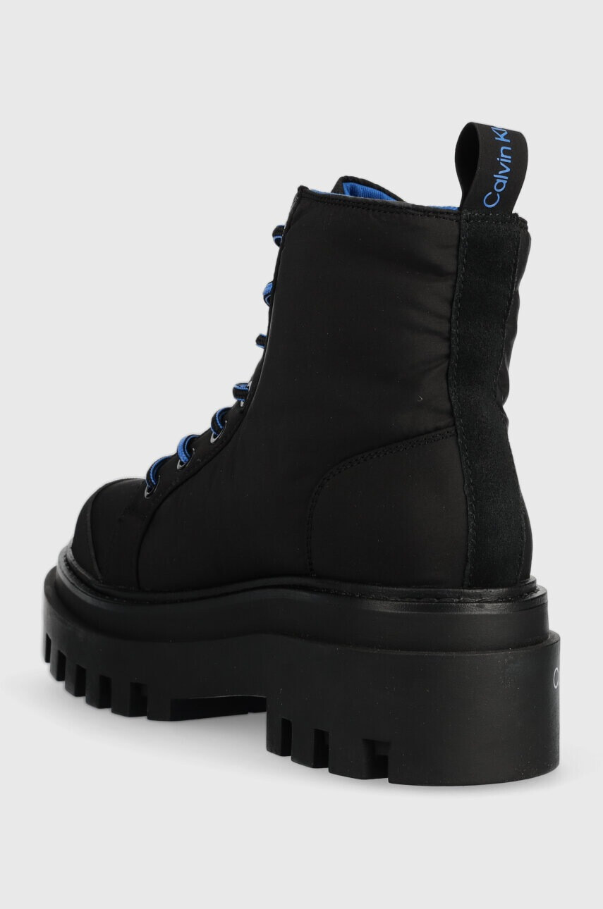Calvin Klein Jeans Кубинки TOOTHY COMBAT BOOT SOFTNY в черно с платформа YW0YW00948 - Pepit.bg