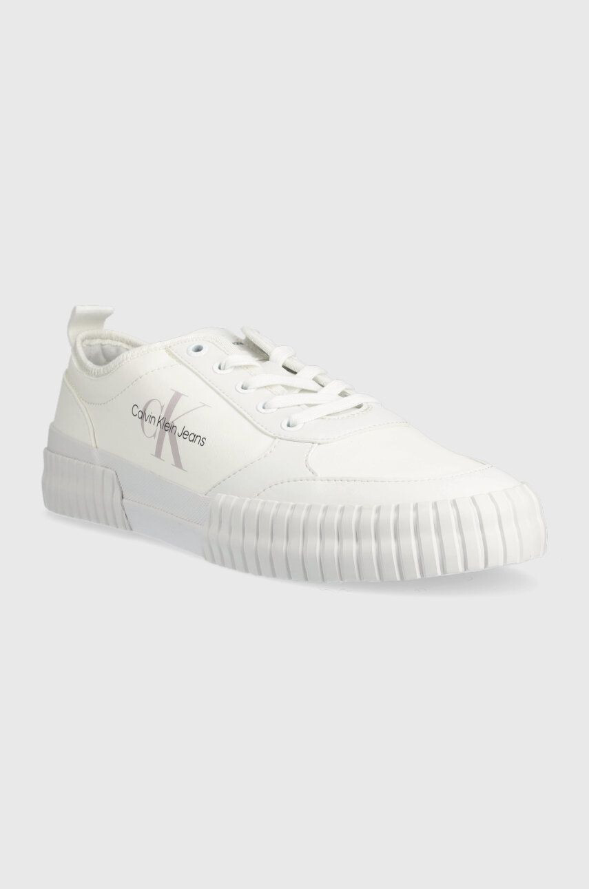 Calvin Klein Jeans Маратонки Skater Vulcanized Laceup в бяло - Pepit.bg