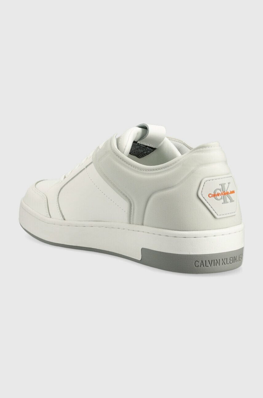 Calvin Klein Jeans Маратонки BASKET CUPSOLE HIGH/LOW FREQ в бяло YM0YM00611 - Pepit.bg