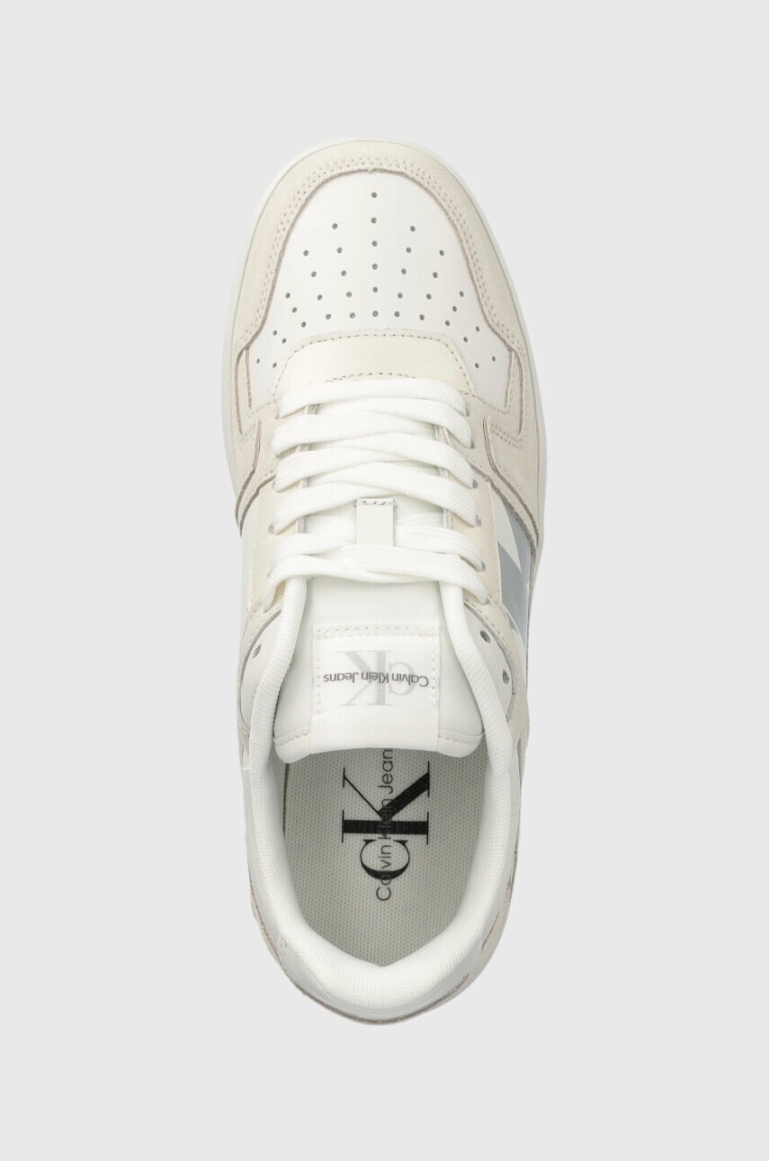 Calvin Klein Jeans Маратонки BASKET CUPSOLE LACEU в бяло YW0YW01273 - Pepit.bg