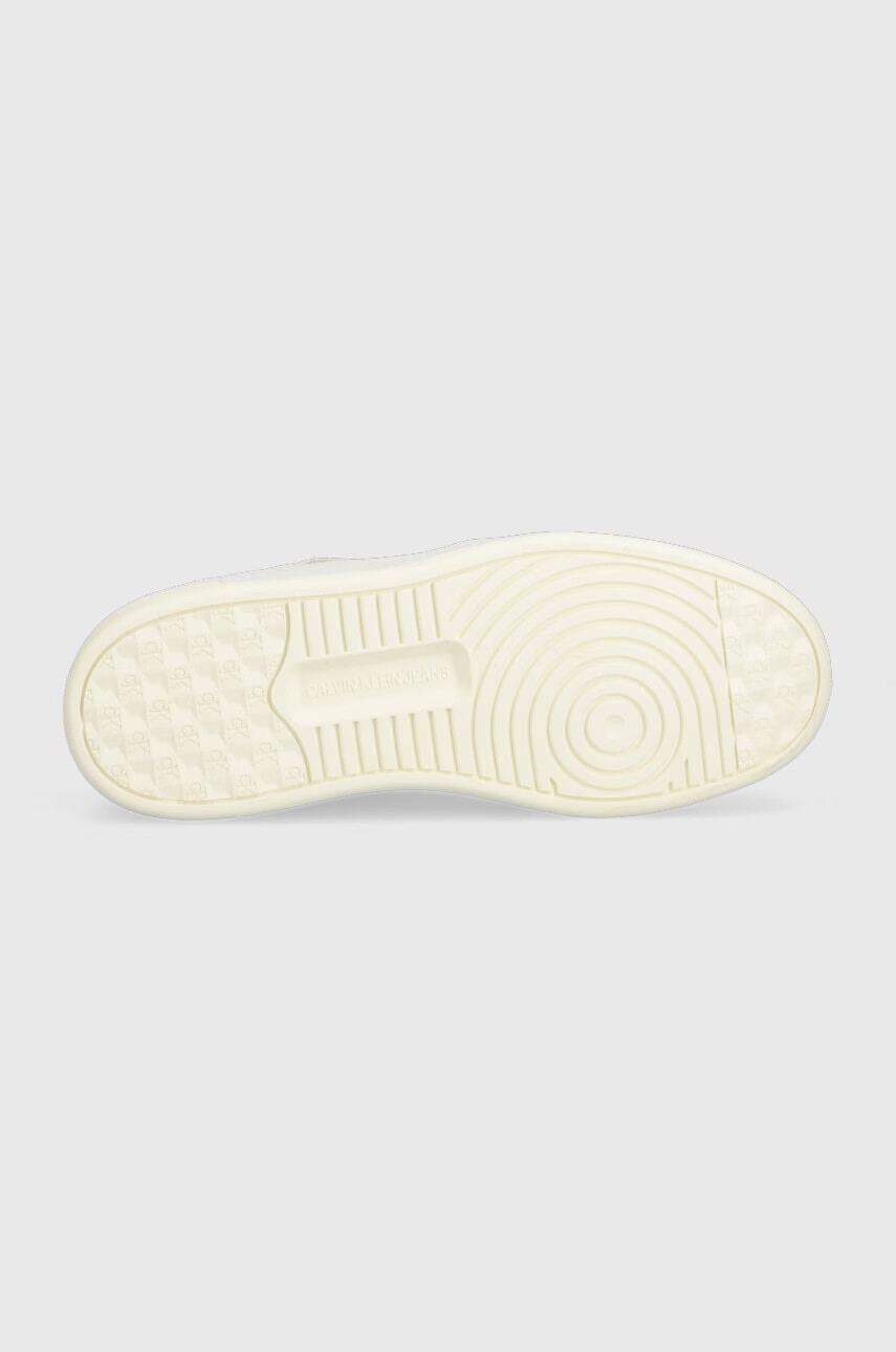Calvin Klein Jeans Маратонки BASKET CUPSOLE LACEU в бяло YW0YW01273 - Pepit.bg