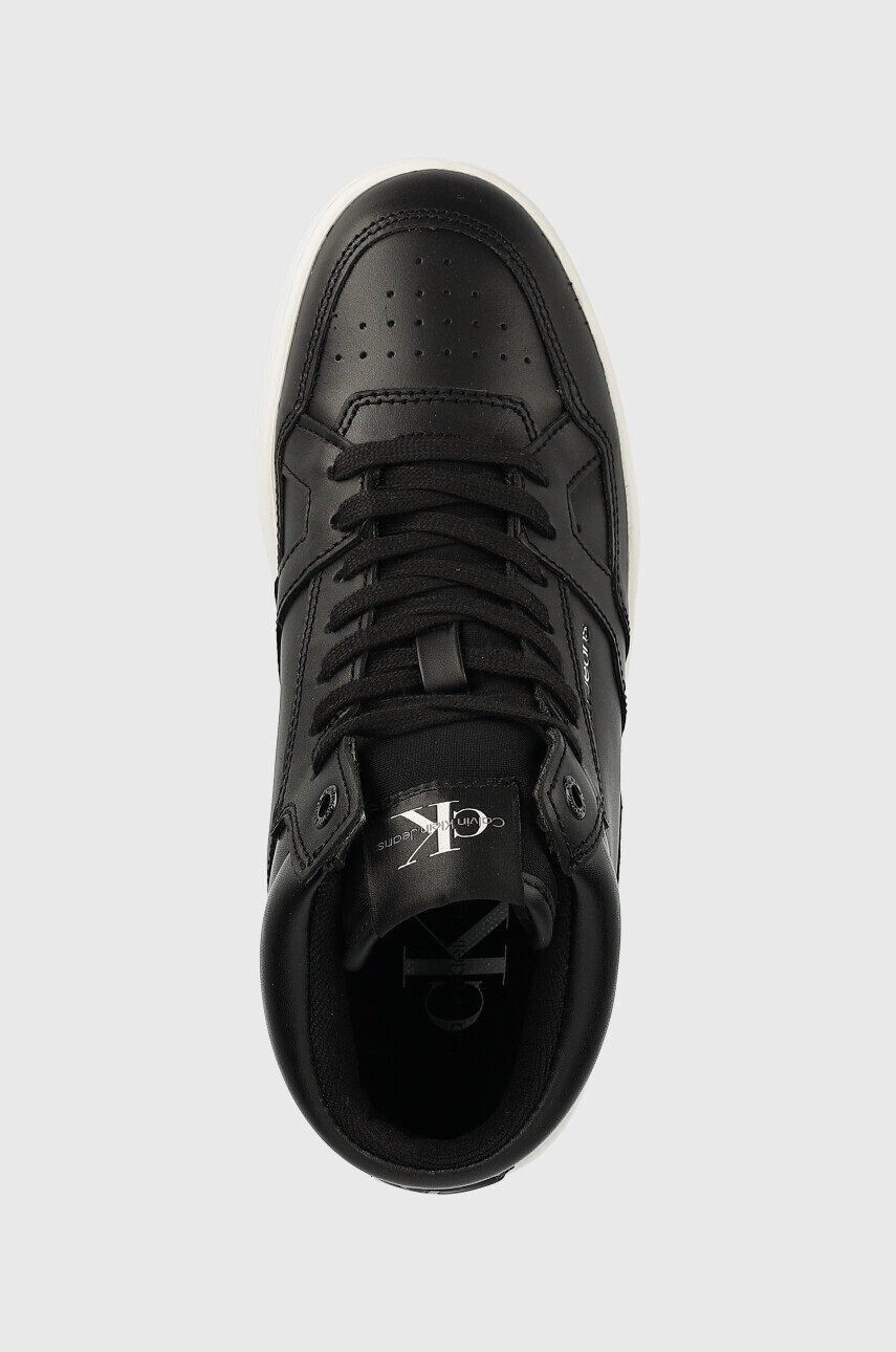 Calvin Klein Jeans Маратонки Basket Cupsole Mid в черно - Pepit.bg