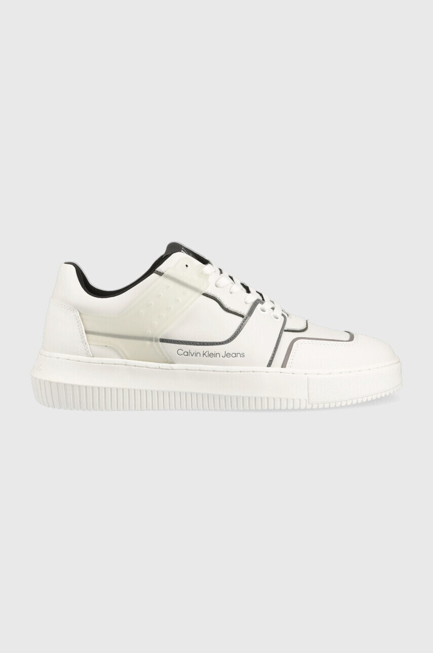 Calvin Klein Jeans Маратонки Chunky Cupsole Laceup Low в бяло - Pepit.bg