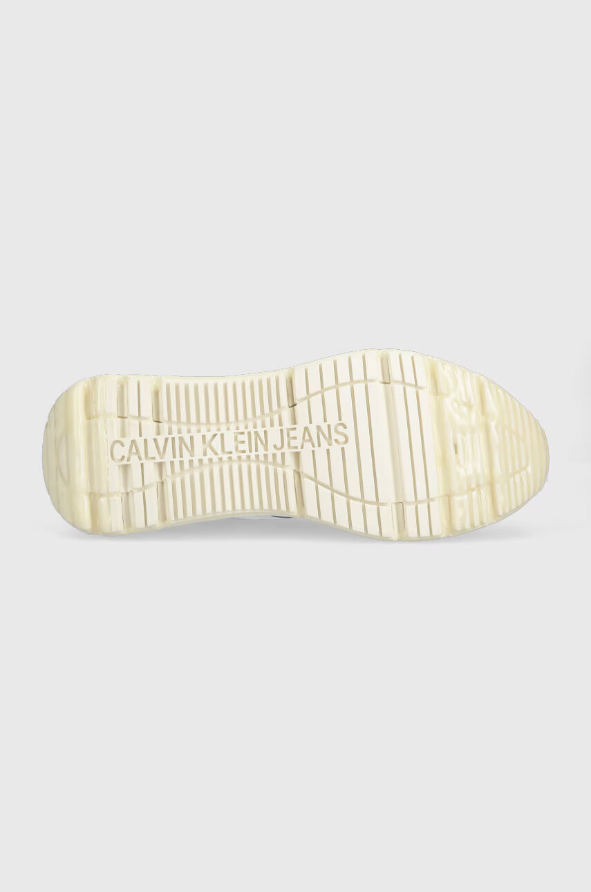 Calvin Klein Jeans Маратонки CHUNKY RUN LOW LACEU в бяло YW0YW01049 - Pepit.bg
