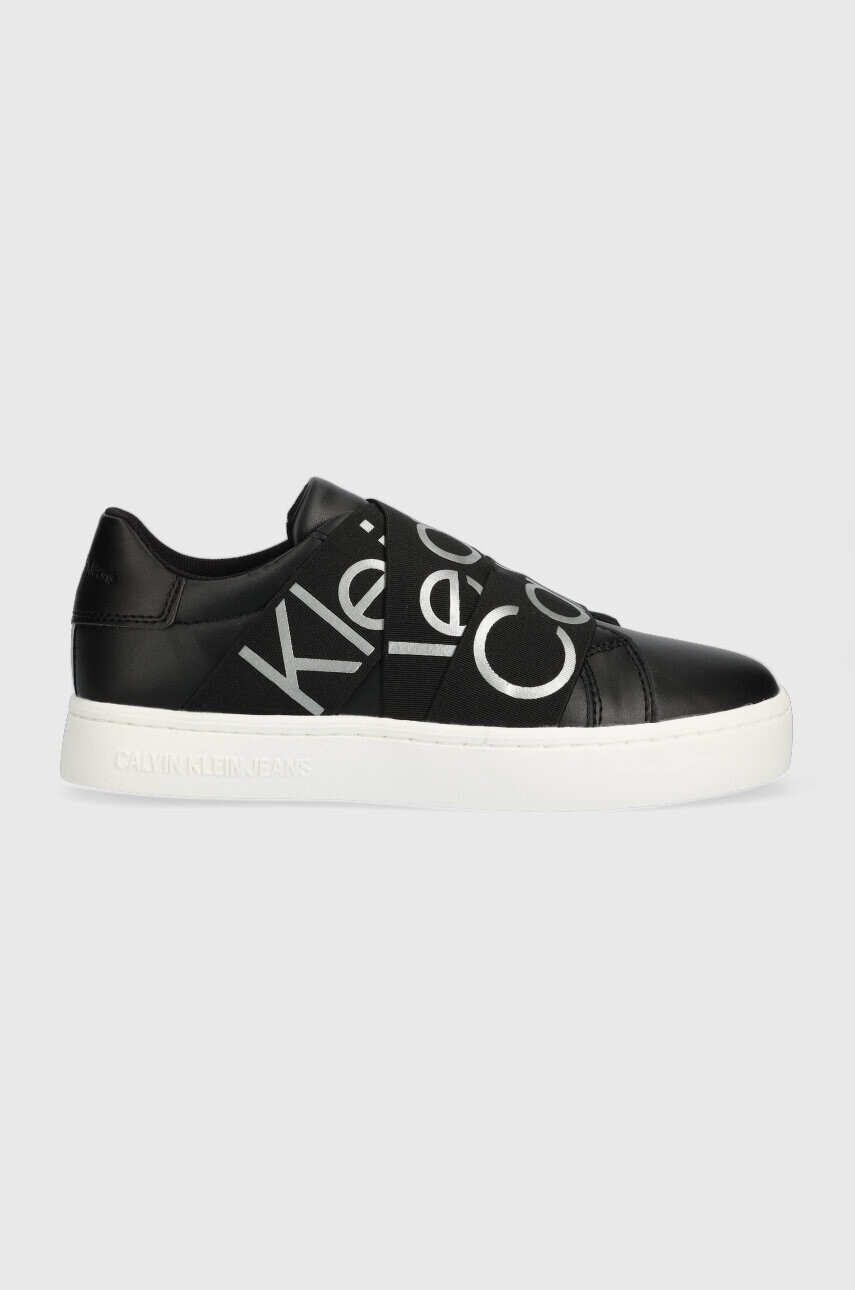 Calvin Klein Jeans Маратонки CLASSIC CUPSOLE ELAST WEBBING в черно YW0YW00911 - Pepit.bg