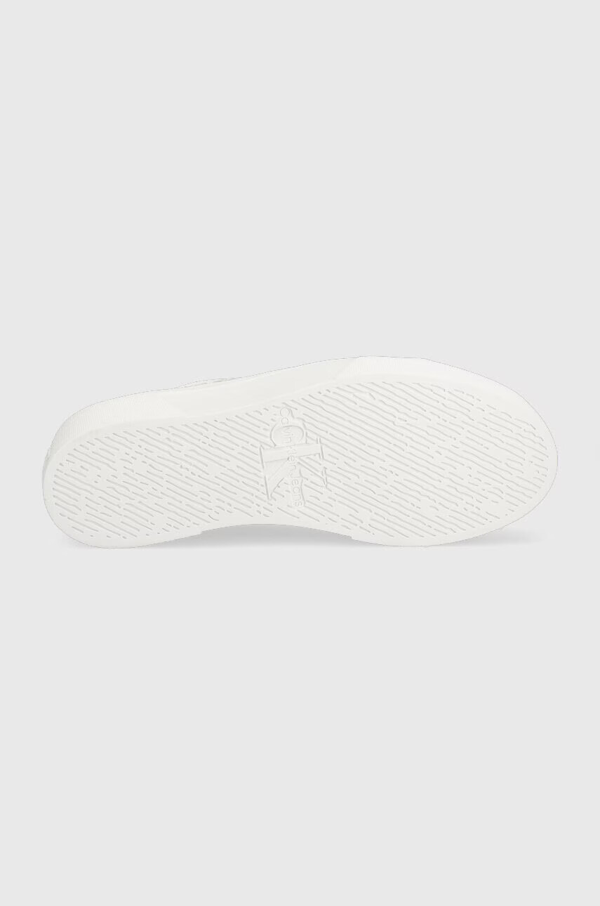 Calvin Klein Jeans Маратонки FLATFORM+ CUPSOLE SATIN в бяло - Pepit.bg