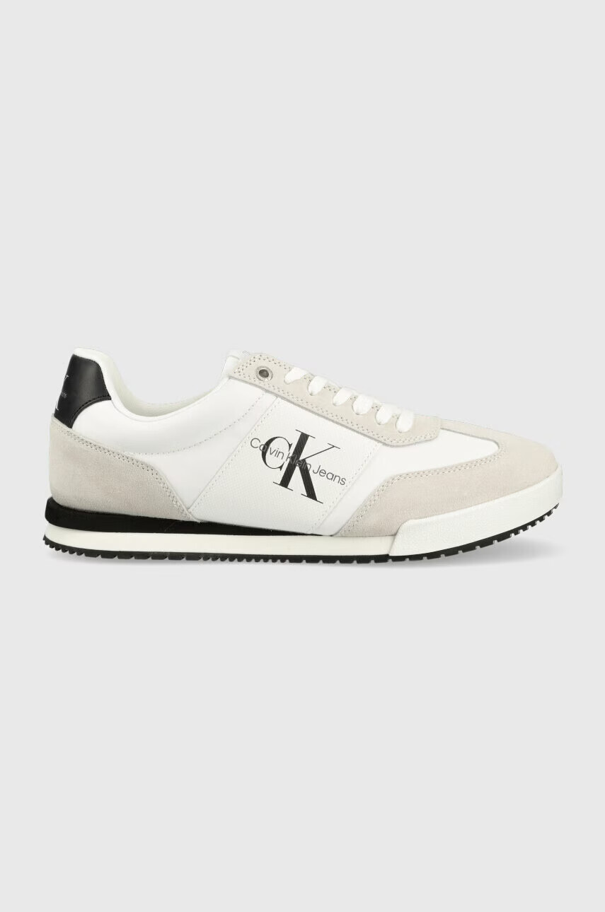 Calvin Klein Jeans Маратонки LOW PROFILE MONO ESSENTIAL в бяло YM0YM00686 - Pepit.bg