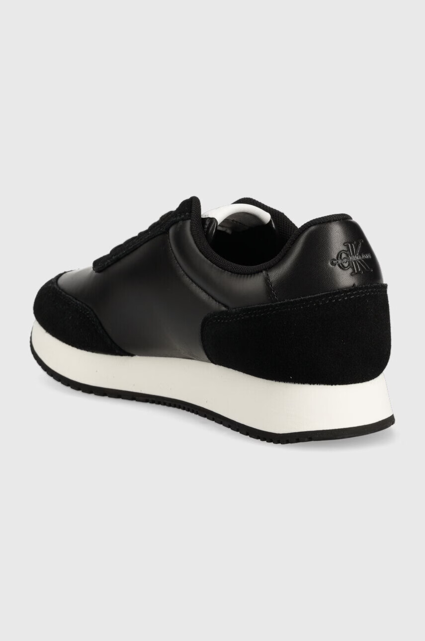 Calvin Klein Jeans Маратонки RETRO RUNNER LOW LAC в черно YW0YW01056 - Pepit.bg