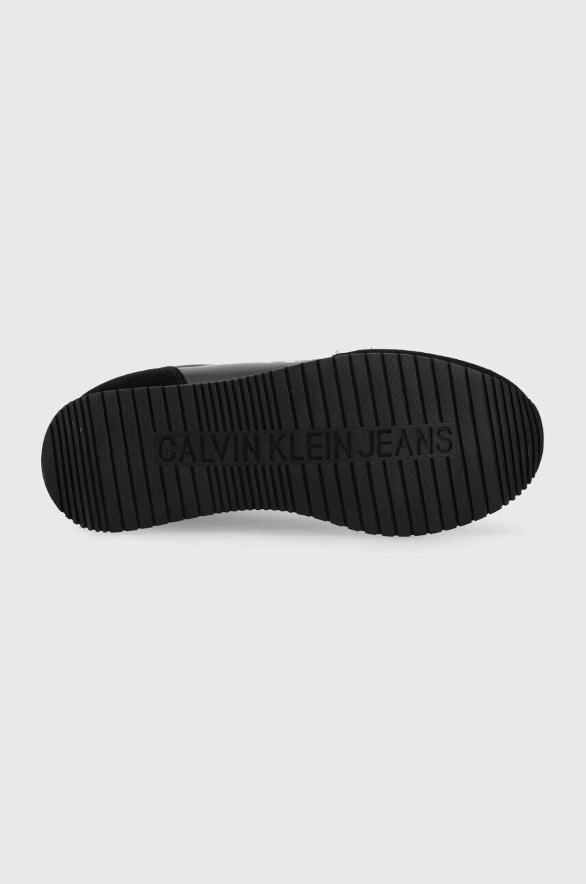 Calvin Klein Jeans Маратонки RETRO RUNNER LOW LAC в черно YW0YW01056 - Pepit.bg