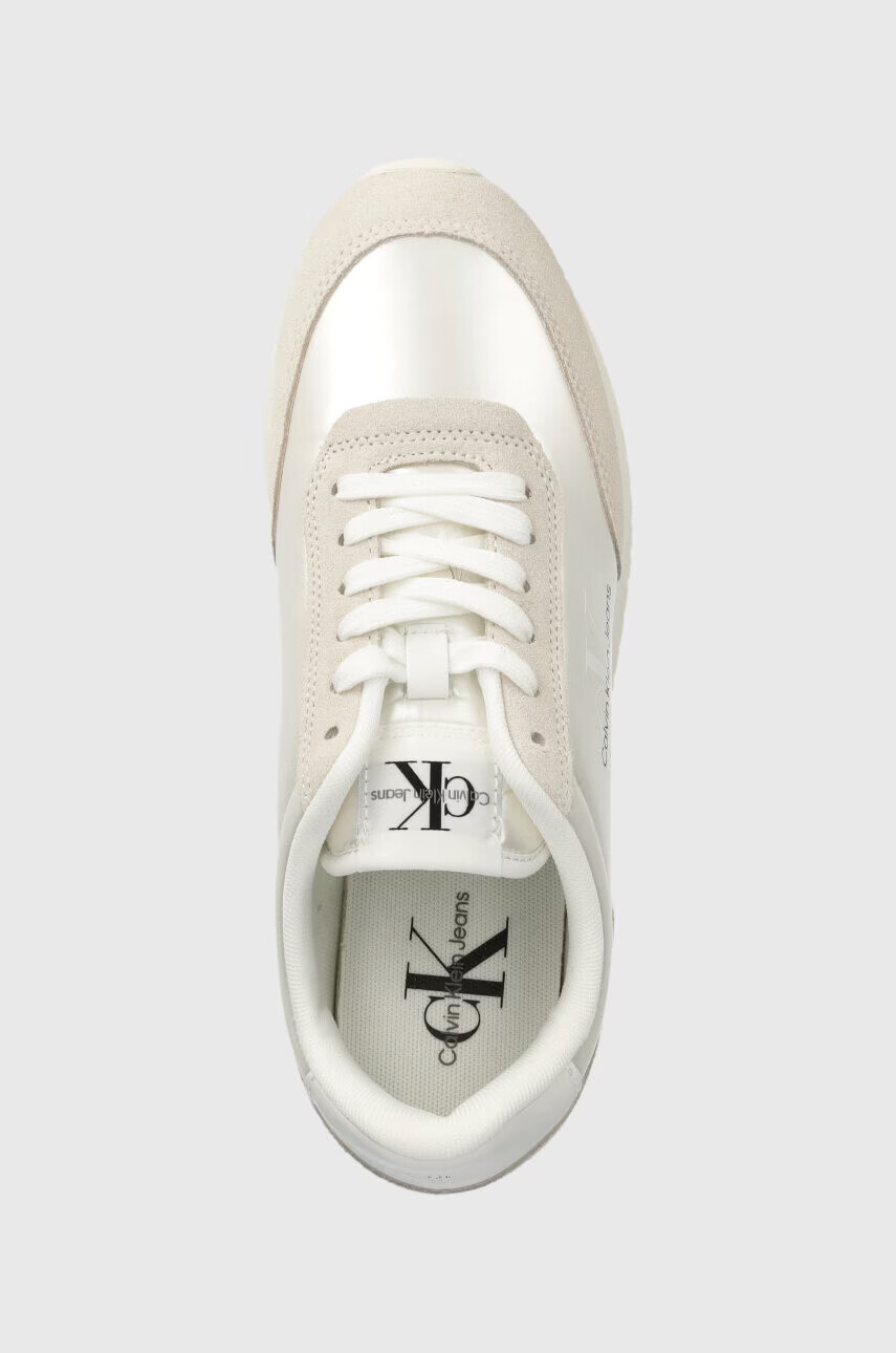 Calvin Klein Jeans Маратонки RETRO RUNNER LOW LAC в бяло YW0YW01056 - Pepit.bg