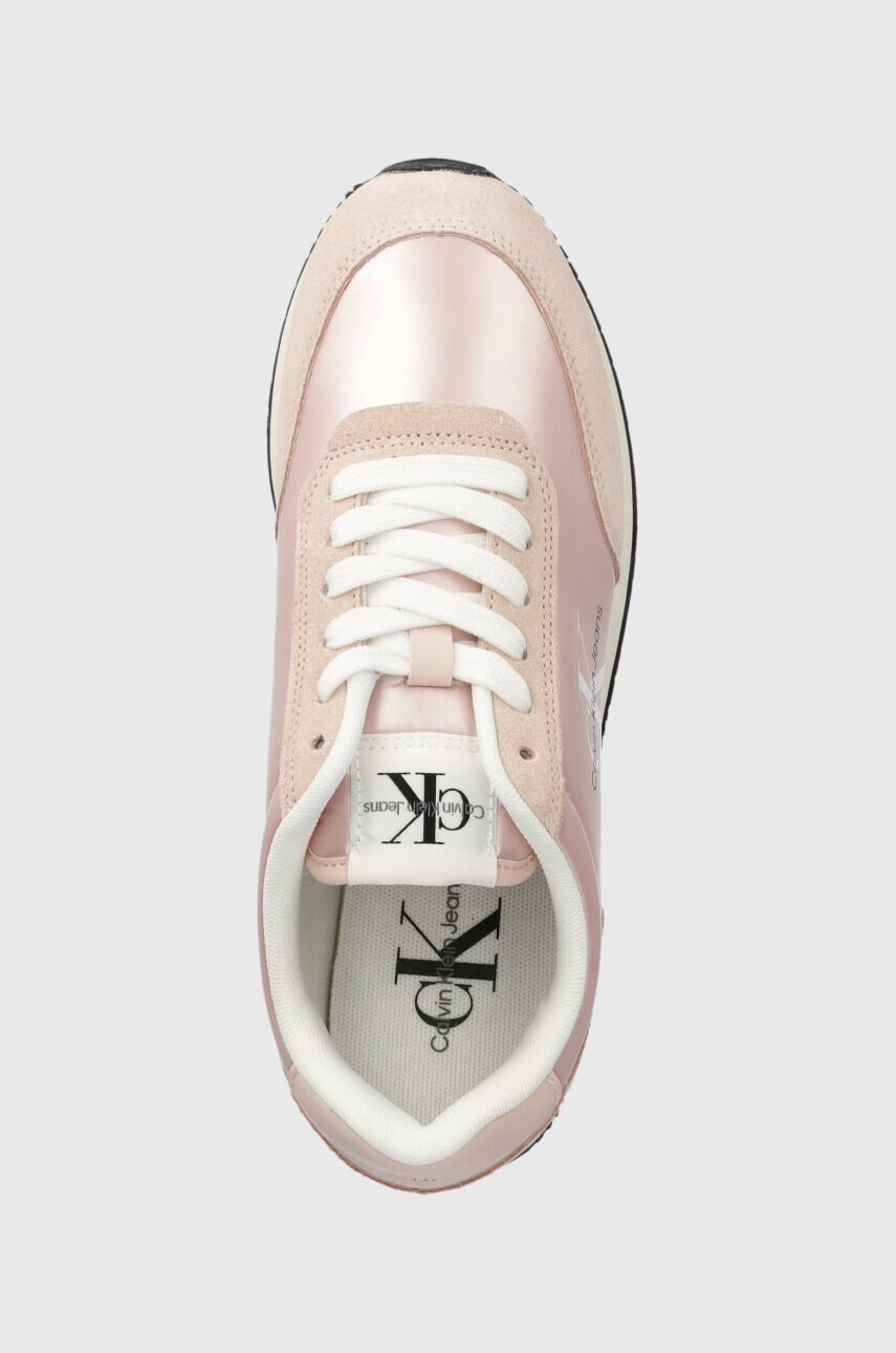 Calvin Klein Jeans Маратонки RETRO RUNNER LOW LAC в розово YW0YW01056 - Pepit.bg