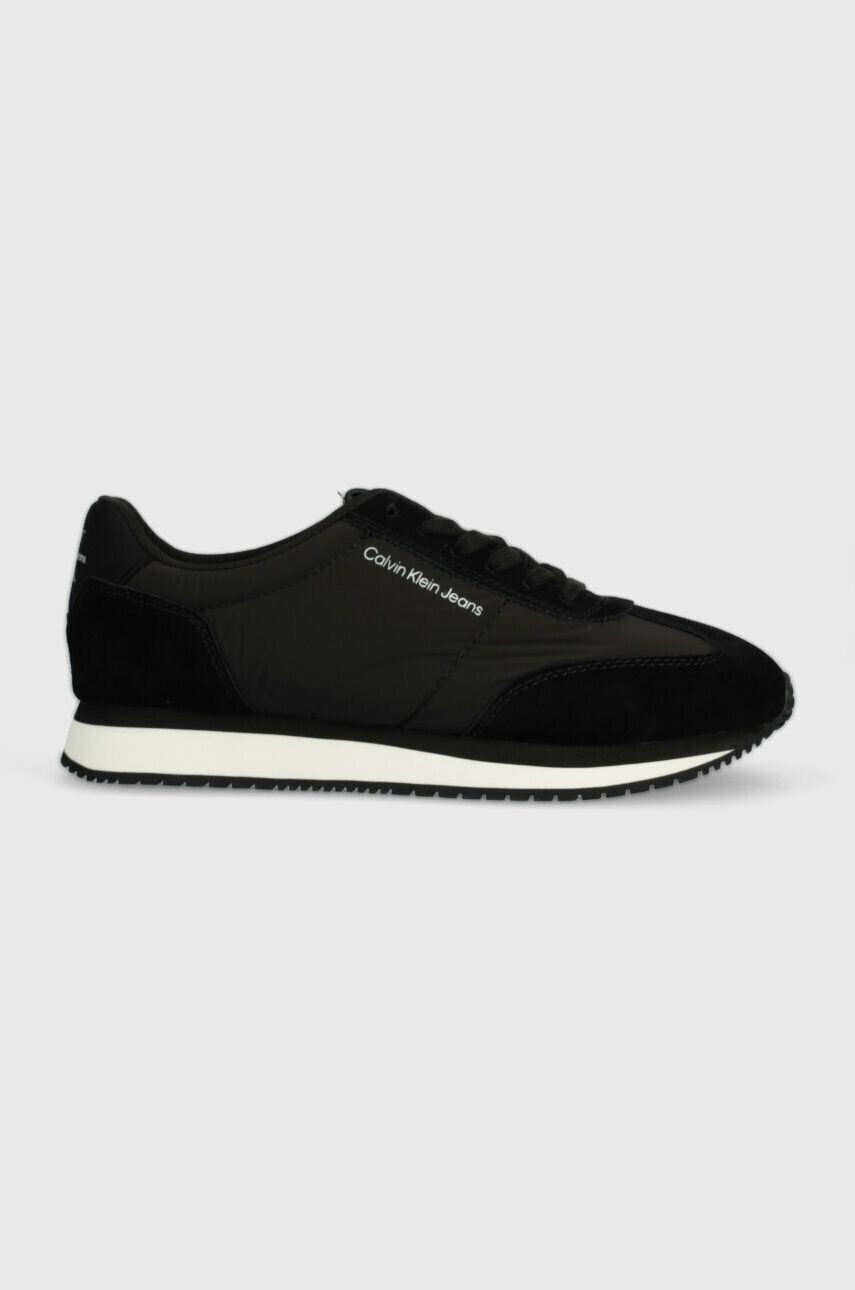 Calvin Klein Jeans Маратонки RETRO RUNNER WINGTIP MIX в черно YM0YM00620 - Pepit.bg