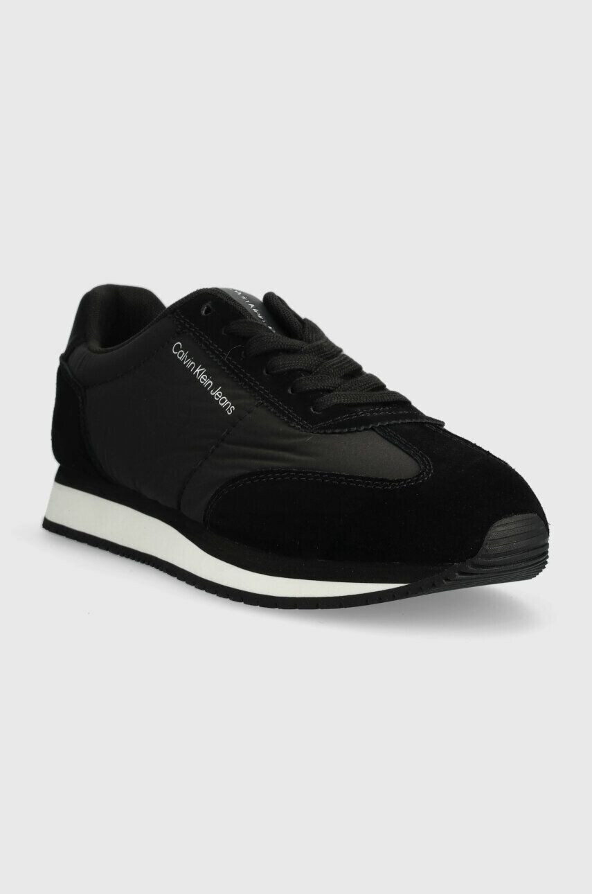 Calvin Klein Jeans Маратонки RETRO RUNNER WINGTIP MIX в черно YM0YM00620 - Pepit.bg