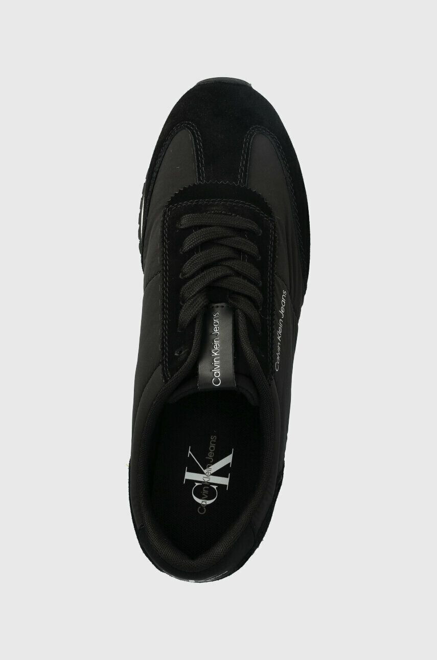 Calvin Klein Jeans Маратонки RETRO RUNNER WINGTIP MIX в черно YM0YM00620 - Pepit.bg