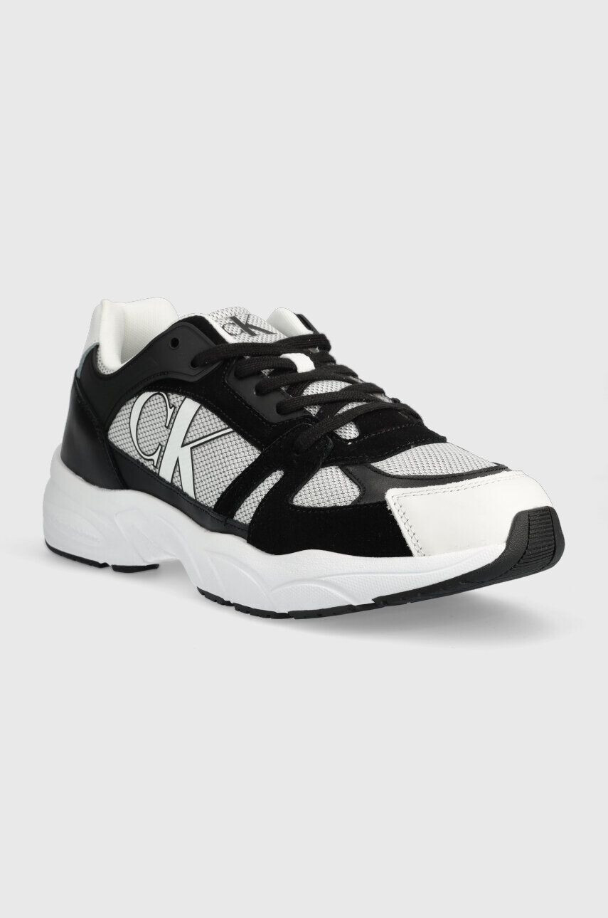 Calvin Klein Jeans Маратонки RETRO TENNIS LACEUP в бяло YM0YM00696 - Pepit.bg