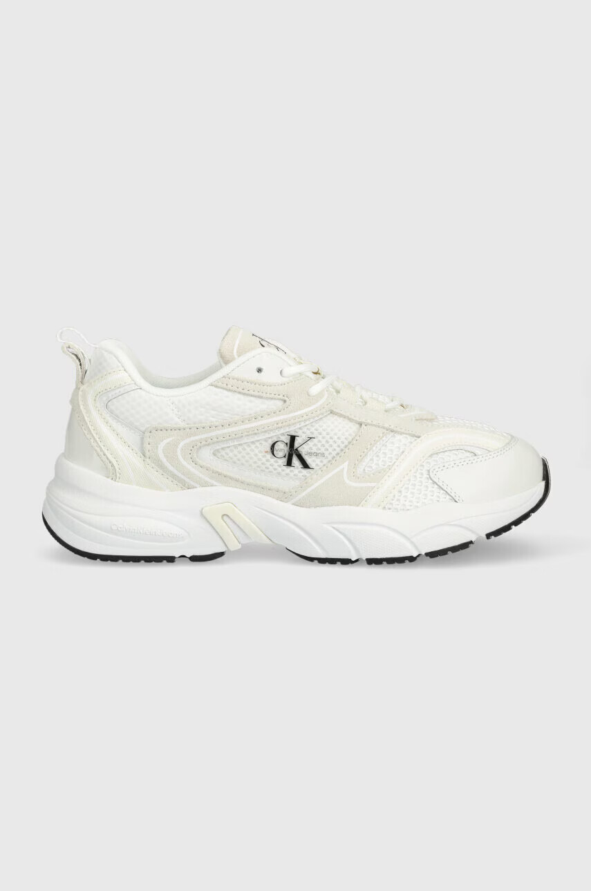 Calvin Klein Jeans Маратонки RETRO TENNIS OVERSIZED MESH WN в бяло YW0YW00944 - Pepit.bg