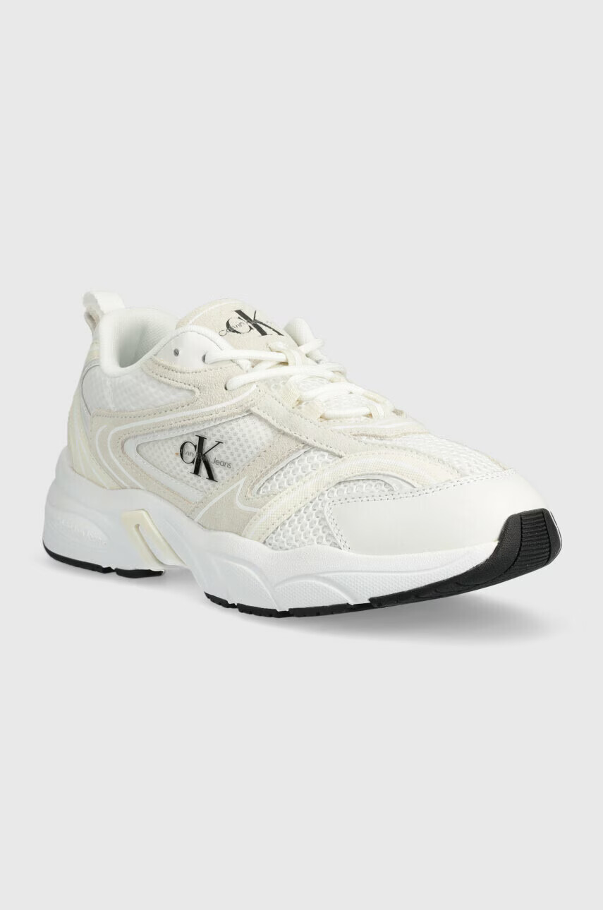 Calvin Klein Jeans Маратонки RETRO TENNIS OVERSIZED MESH WN в бяло YW0YW00944 - Pepit.bg