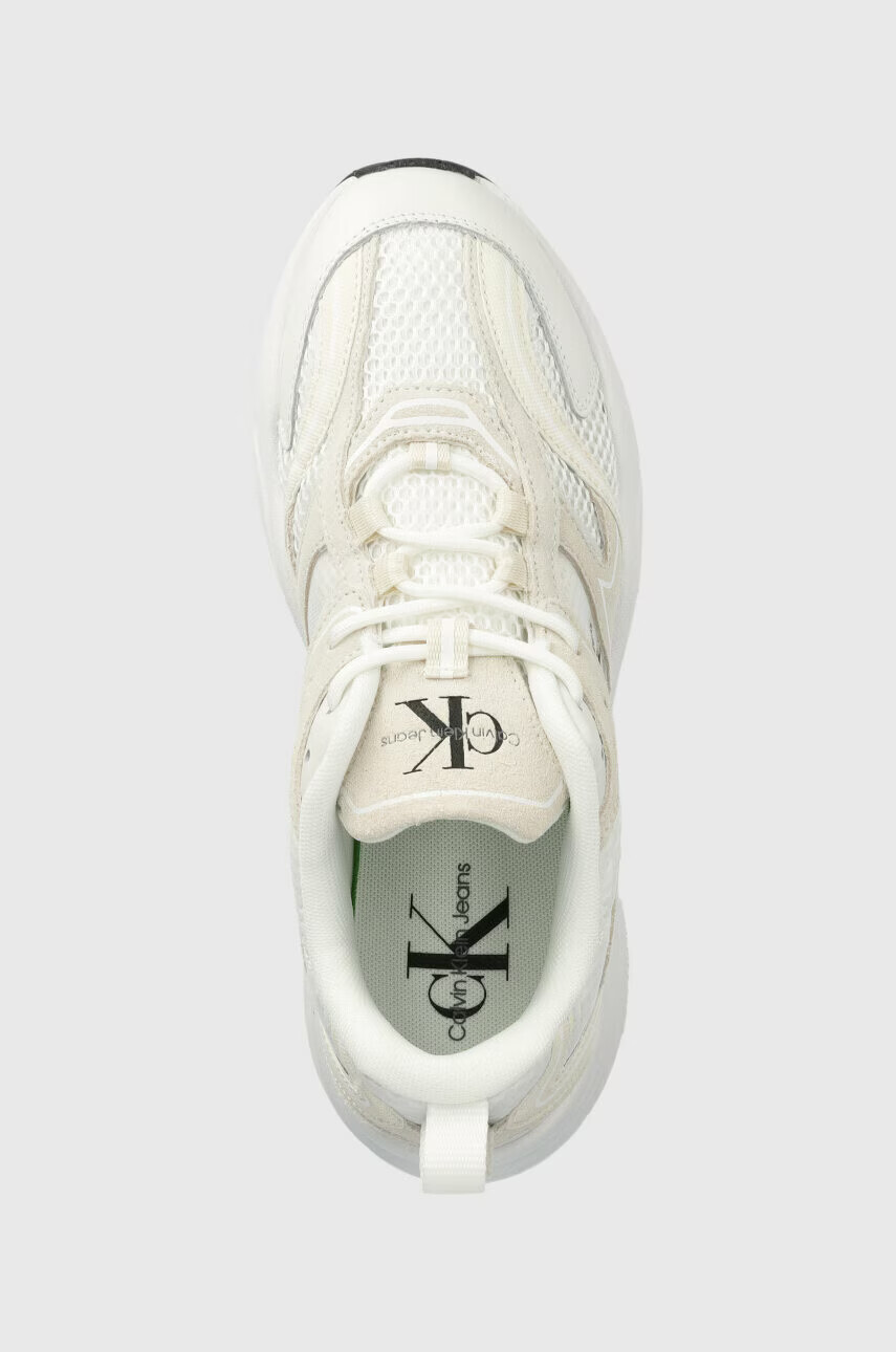 Calvin Klein Jeans Маратонки RETRO TENNIS OVERSIZED MESH WN в бяло YW0YW00944 - Pepit.bg