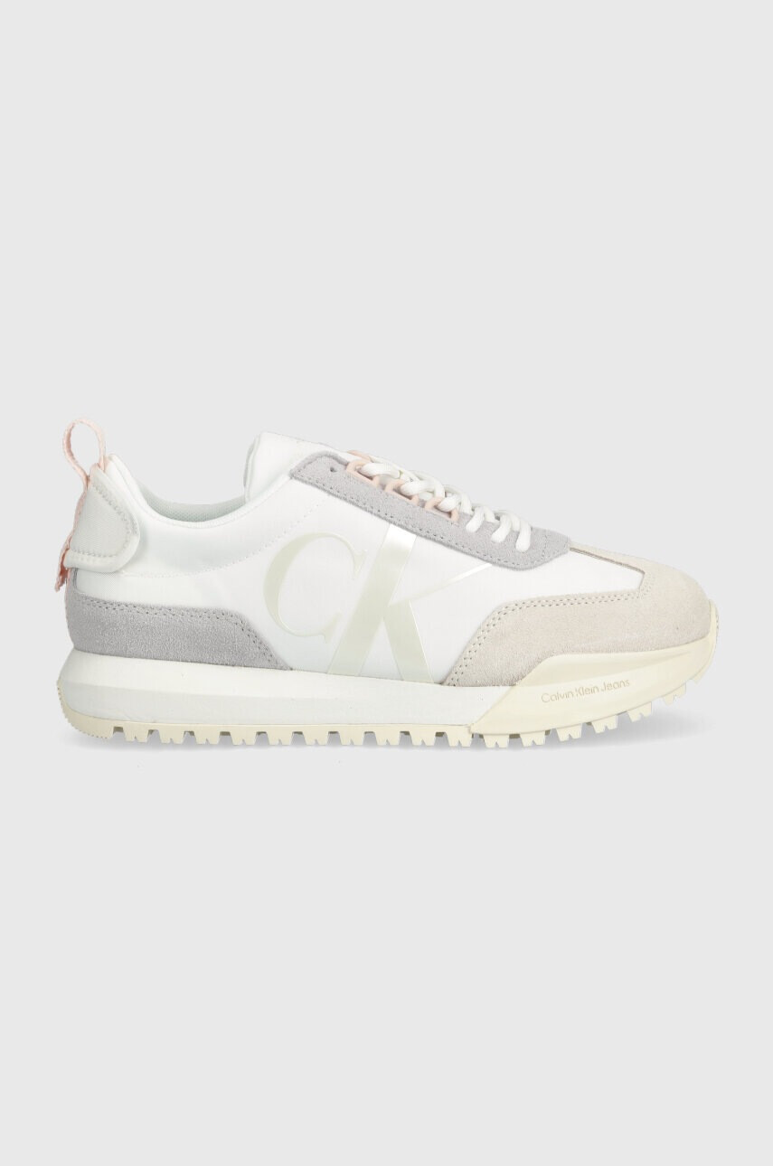 Calvin Klein Jeans Маратонки TOOTHY RUNNER LACEUP в бяло YW0YW01100 - Pepit.bg
