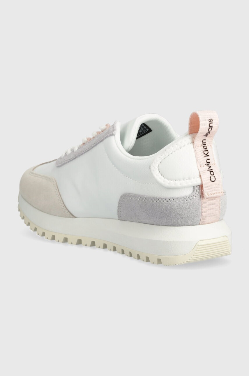 Calvin Klein Jeans Маратонки TOOTHY RUNNER LACEUP в бяло YW0YW01100 - Pepit.bg