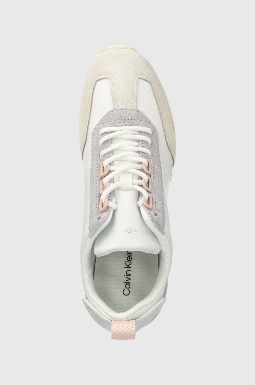 Calvin Klein Jeans Маратонки TOOTHY RUNNER LACEUP в бяло YW0YW01100 - Pepit.bg