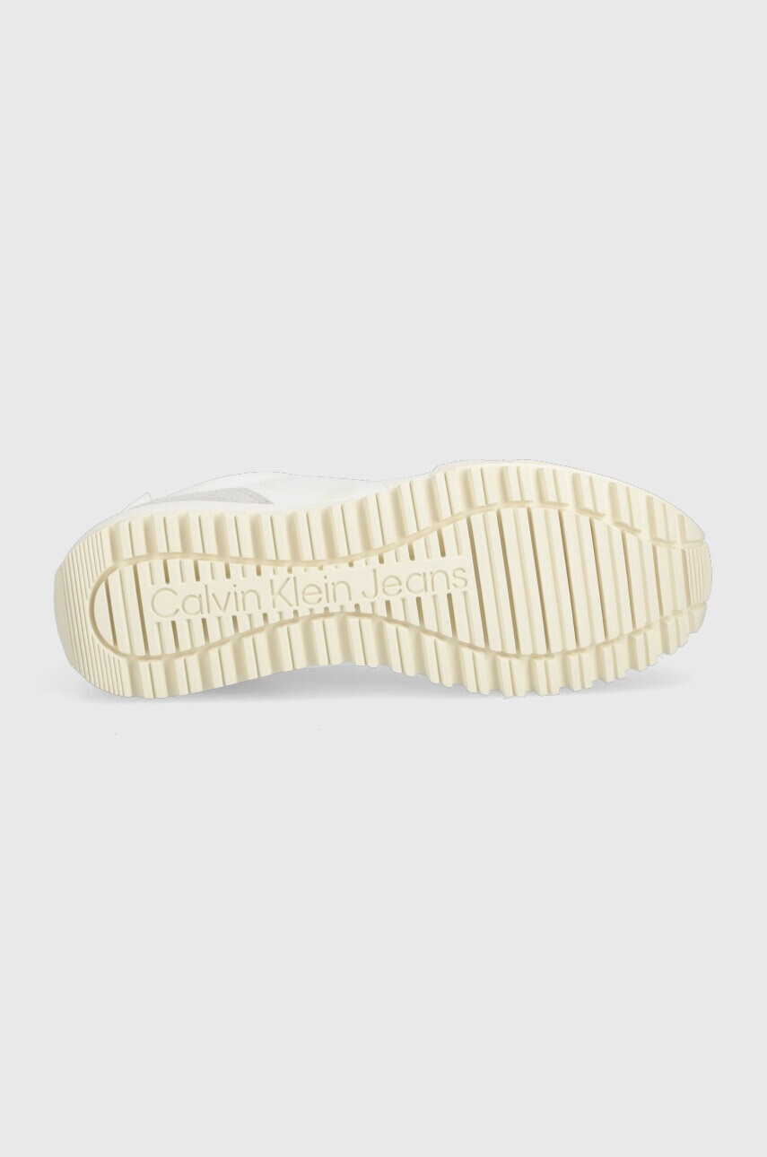 Calvin Klein Jeans Маратонки TOOTHY RUNNER LACEUP в бяло YW0YW01100 - Pepit.bg