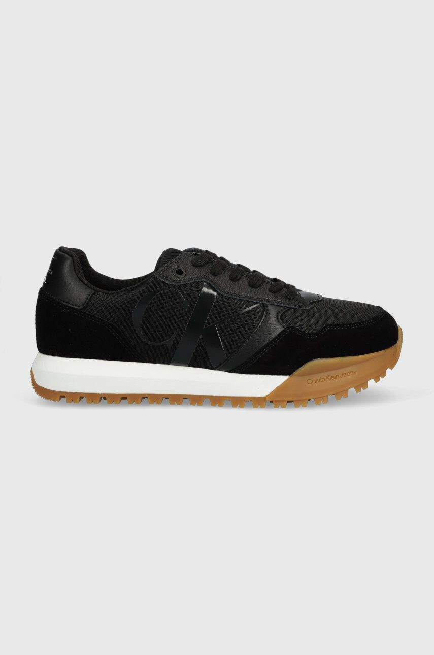 Calvin Klein Jeans Маратонки YM0YM00583 TOOTHY RUNNER BOLD MONO в черно - Pepit.bg