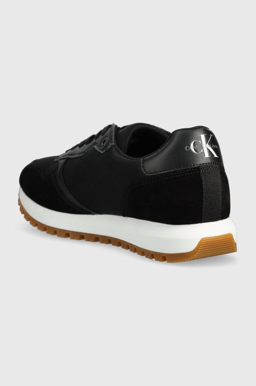 Calvin Klein Jeans Маратонки YM0YM00583 TOOTHY RUNNER BOLD MONO в черно - Pepit.bg