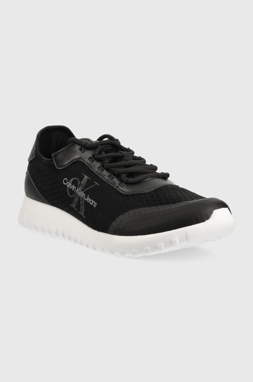 Calvin Klein Jeans Маратонки YM0YM00584 EVA RUNNER MONOLOGO в черно - Pepit.bg