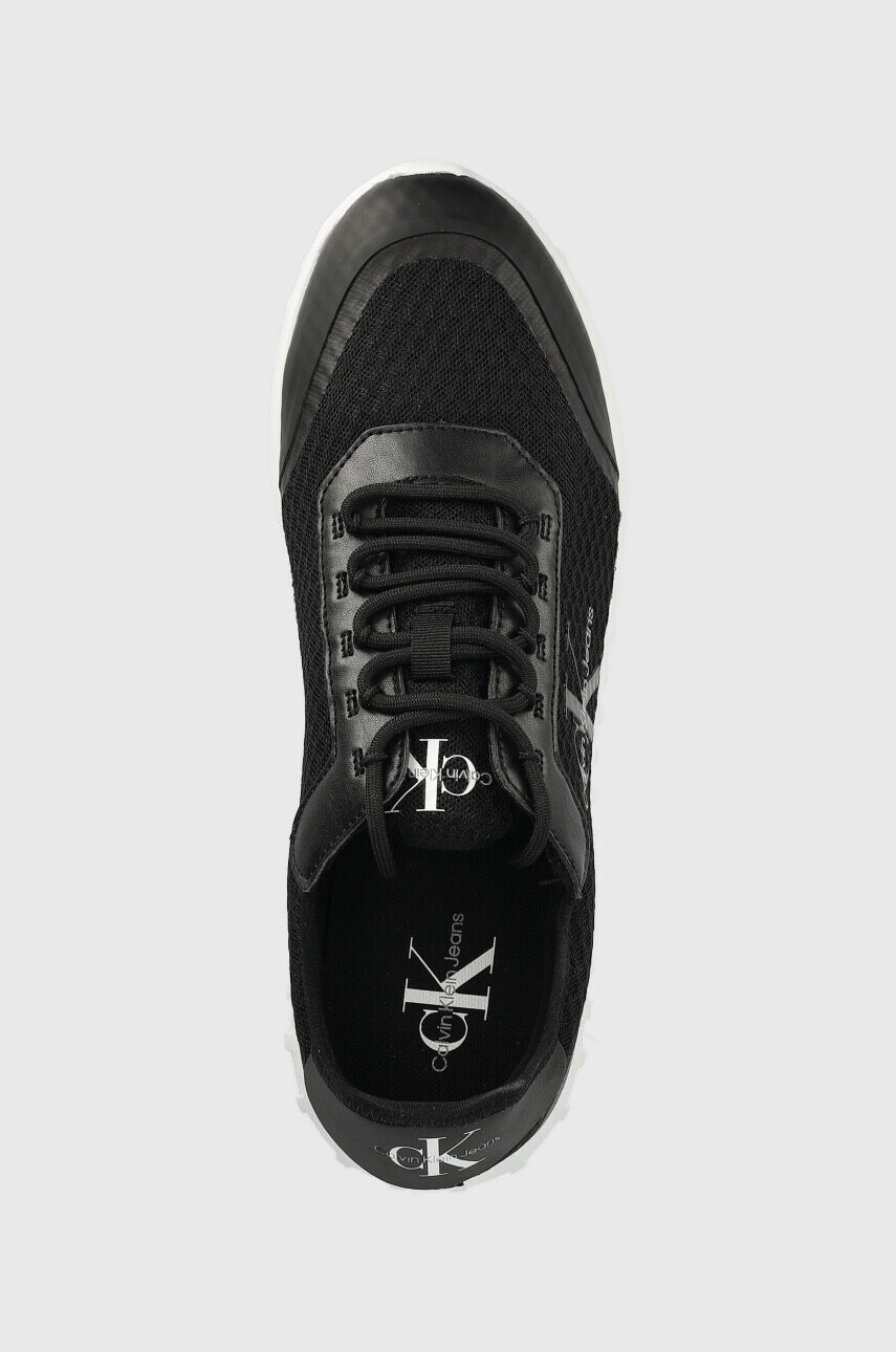 Calvin Klein Jeans Маратонки YM0YM00584 EVA RUNNER MONOLOGO в черно - Pepit.bg