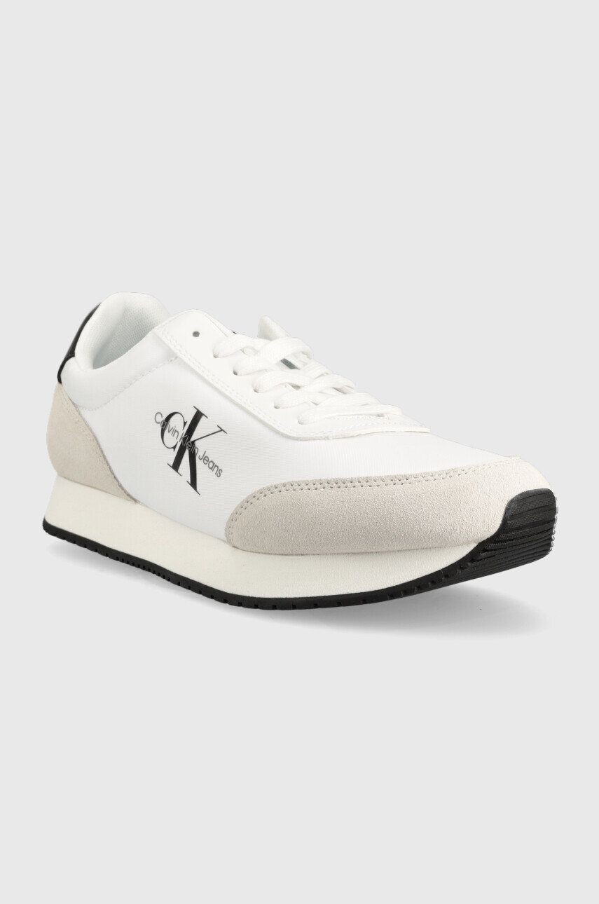 Calvin Klein Jeans Маратонки Ym0ym00683 Retro Runner Su-ny Mono в бяло - Pepit.bg