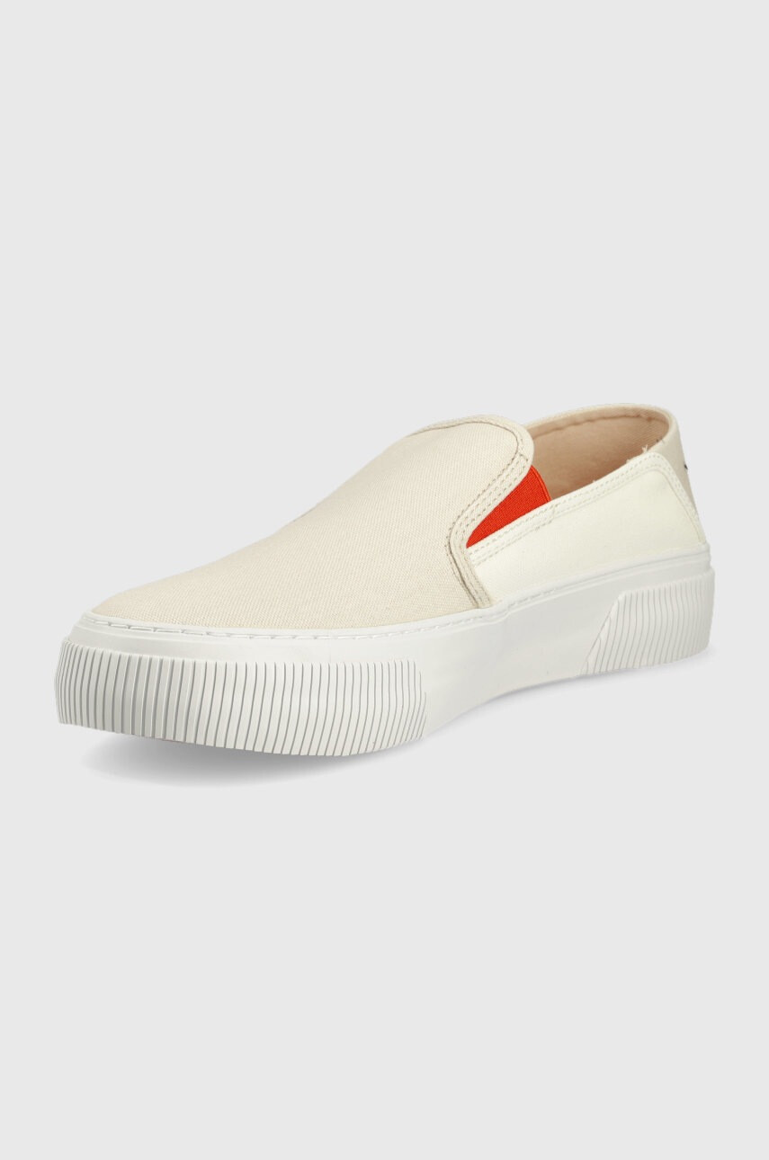 Calvin Klein Jeans Ниски кецове в бежово - Pepit.bg