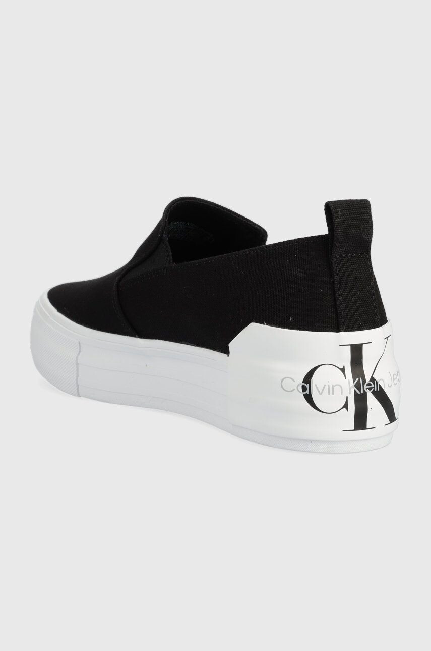 Calvin Klein Jeans Ниски кецове Vulcanized Flatform Bold Slipon - Pepit.bg