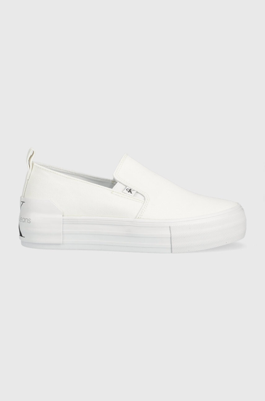 Calvin Klein Jeans Ниски кецове Vulcanized Flatform Bold Slipon - Pepit.bg