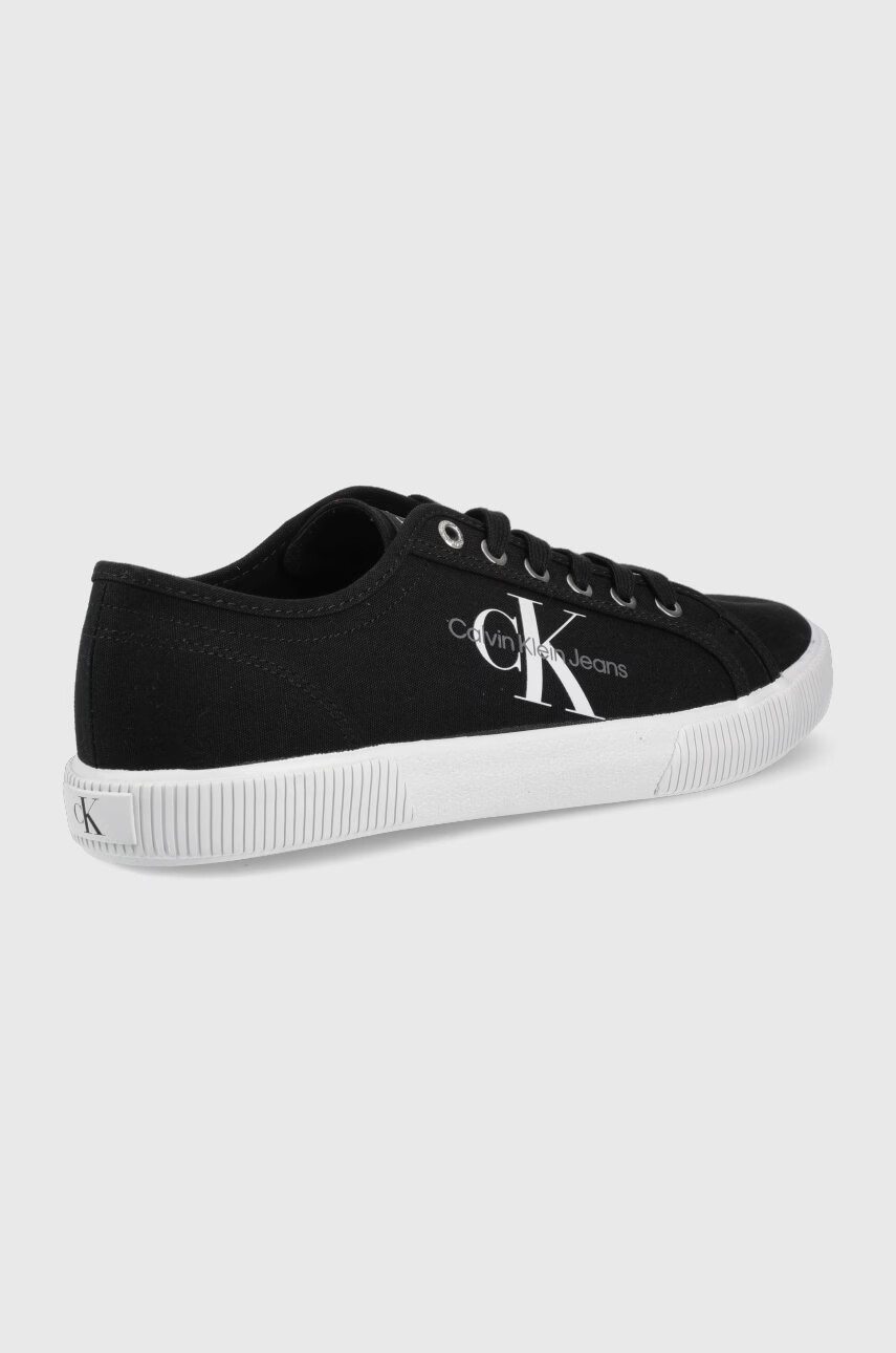 Calvin Klein Jeans Ниски кецове мъжко в черно - Pepit.bg