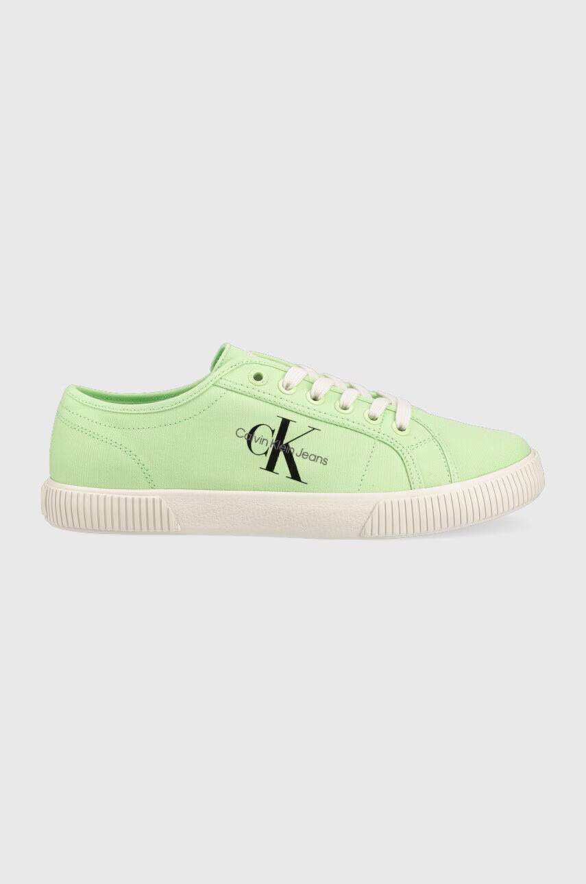 Calvin Klein Jeans Ниски кецове ESS VULC MONO W в зелено - Pepit.bg
