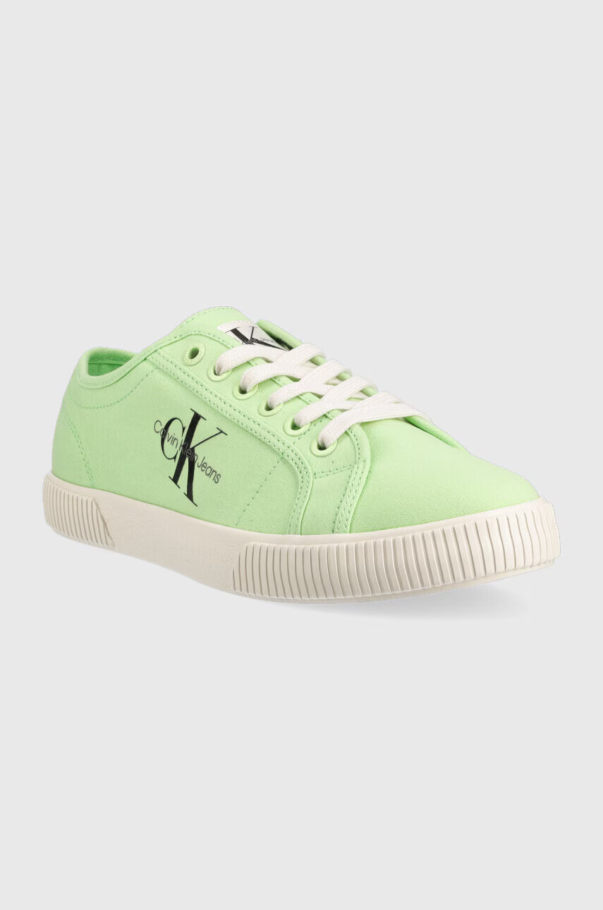 Calvin Klein Jeans Ниски кецове ESS VULC MONO W в зелено - Pepit.bg