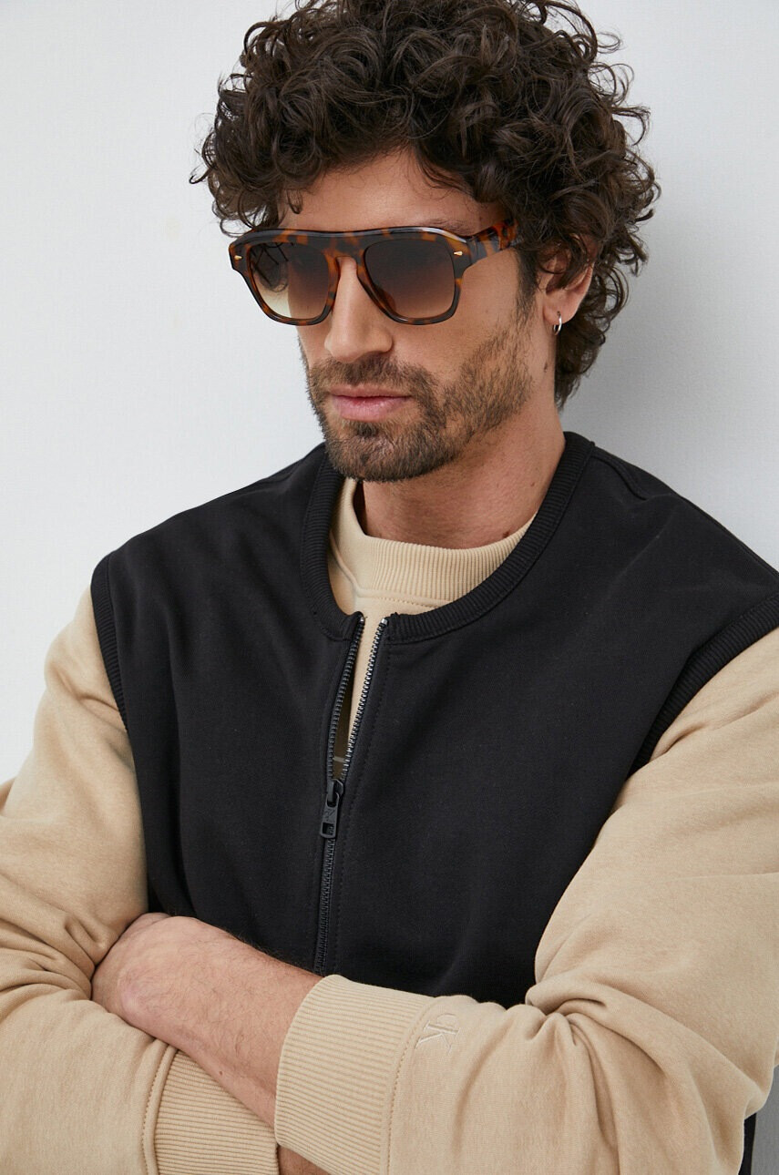 Calvin Klein Jeans Памучен елек в черно - Pepit.bg