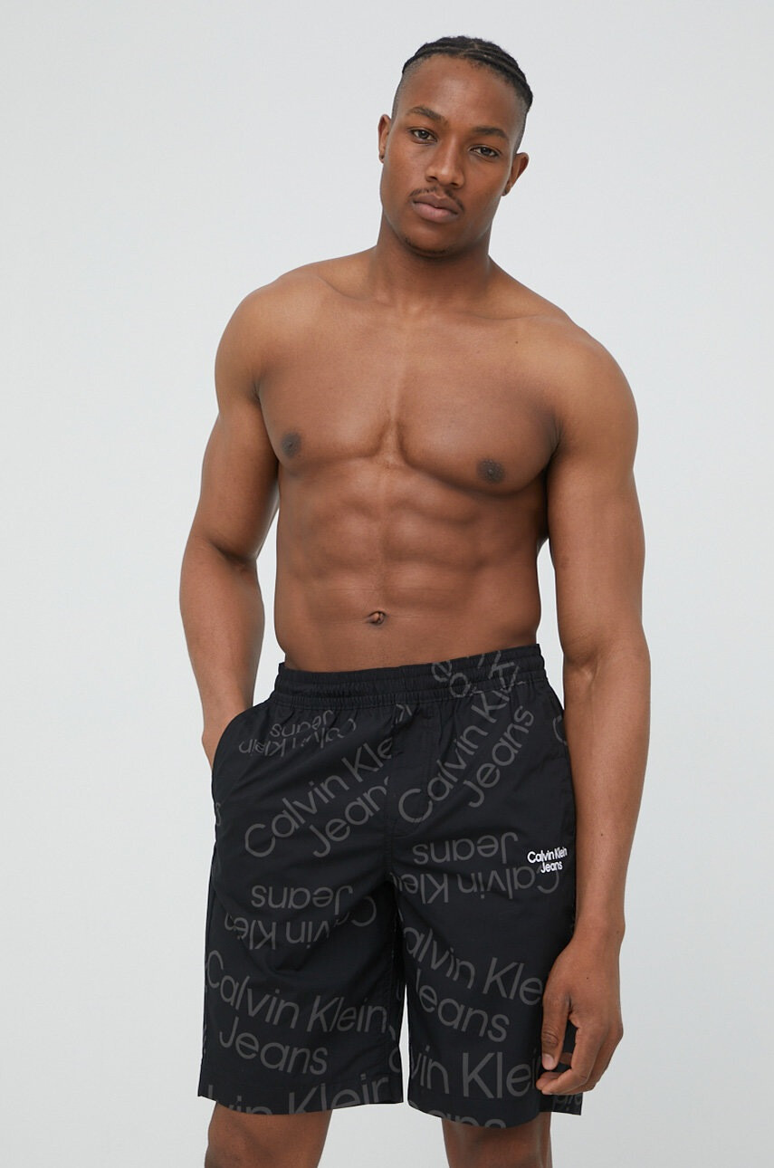 Calvin Klein Jeans Памучен къс панталон - Pepit.bg