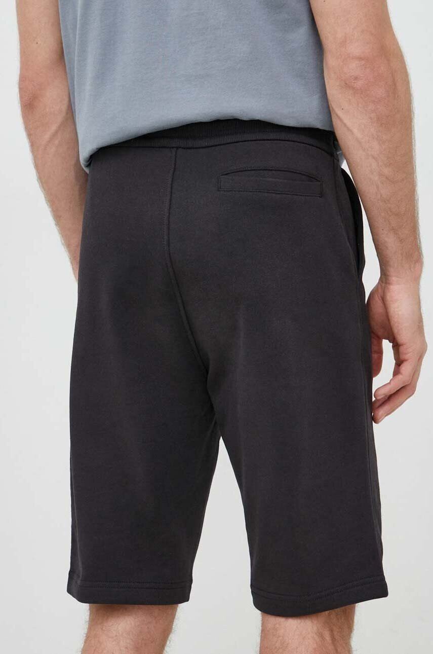 Calvin Klein Jeans Памучен къс панталон в черно - Pepit.bg