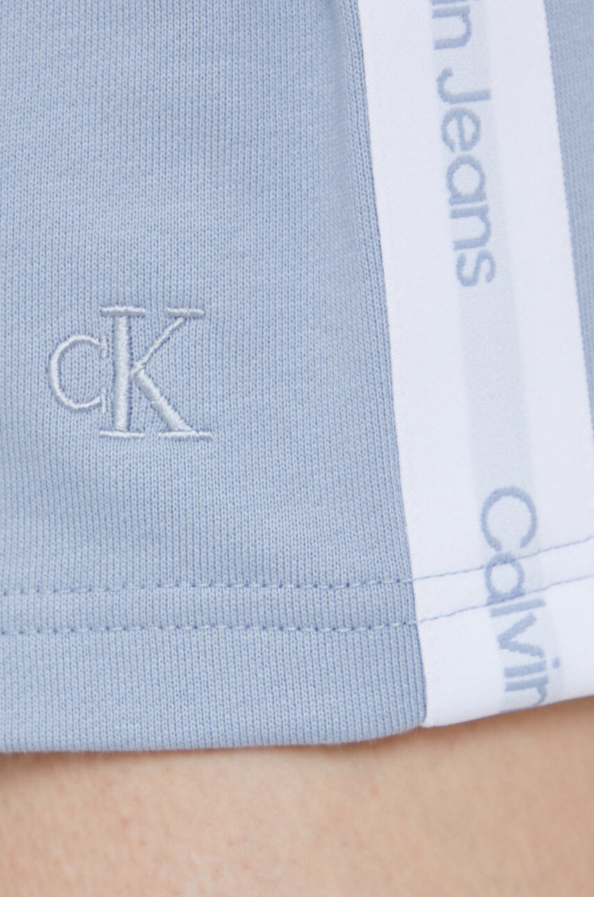 Calvin Klein Jeans Памучен къс панталон в синьо - Pepit.bg