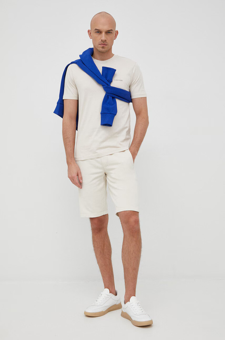 Calvin Klein Jeans Памучен къс панталон - Pepit.bg